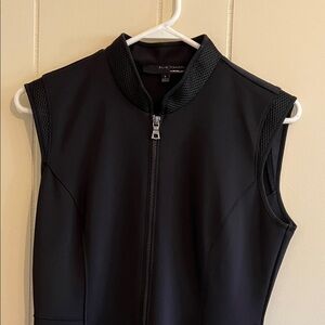 Elie Tahari Black Midi Dress